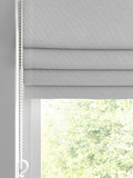 Light grey 100% cotton made to measure Roman blind (British brand)