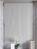 Light grey 100% cotton made to measure Roman blind (British brand)
