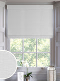 Light grey 100% cotton made to measure Roman blind (British brand)