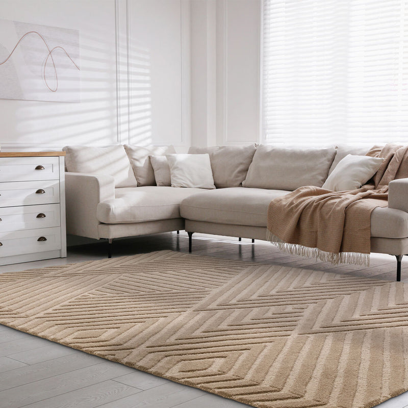 Asiatic Hague Taupe rug, UK version