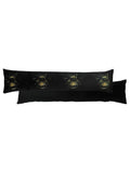 Printed Black Gold Bee Draught Excluder for Home Décor