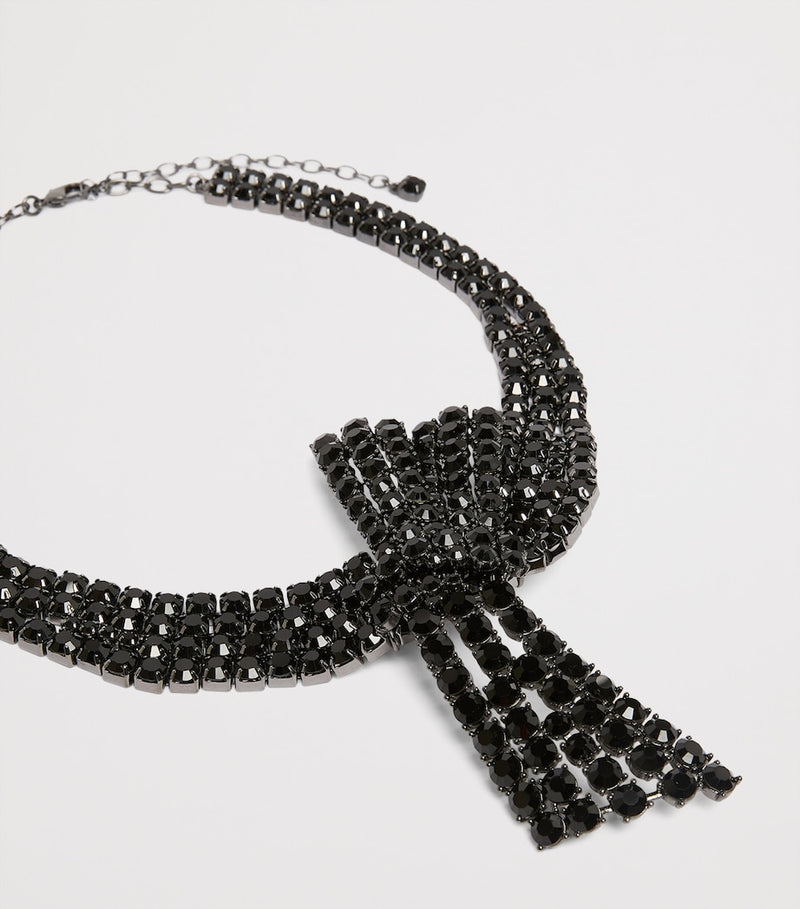 Marina Rinaldi rhinestone butterfly choker, imported from the UK
