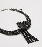 Marina Rinaldi rhinestone butterfly choker, imported from the UK