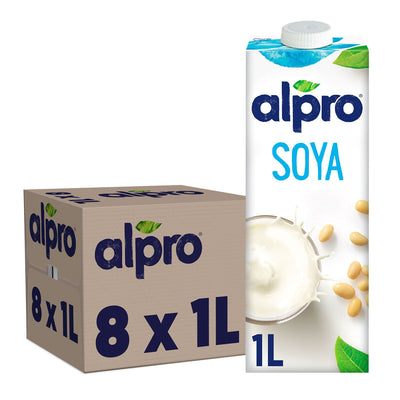 Costco UK Alpro Soya Drink Milk Alternative 8 x 1L- Buy online at McGrocer