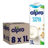 Alpro Soya Drink milk alternative 8 x 1L - British product