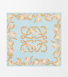 LOEWE silk anagram scarf Paula's Ibiza 90x90cm - British product