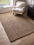 Laura Ashley Natural Gold handwoven jute rug, UK version