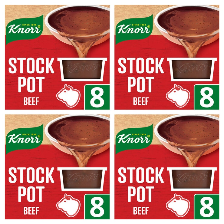 Knorr Beef Stock Pot 4 x 8 x 28g