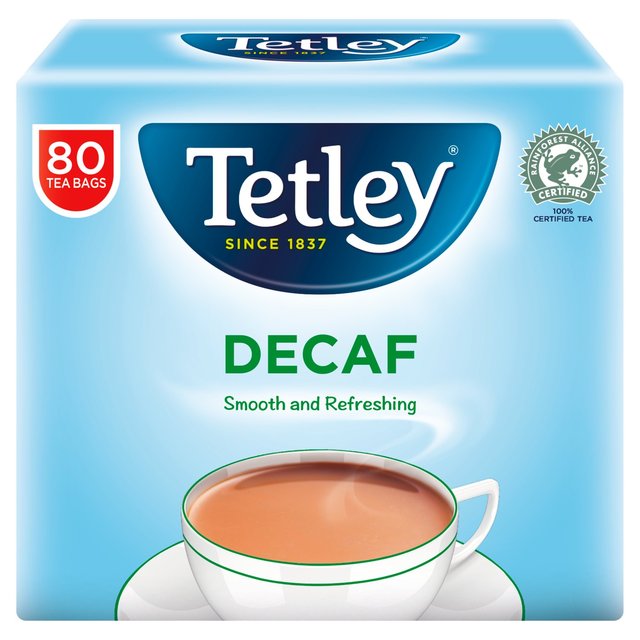 Tetley Decaffeinated Tea Bags 80 per pack GOODS M&S