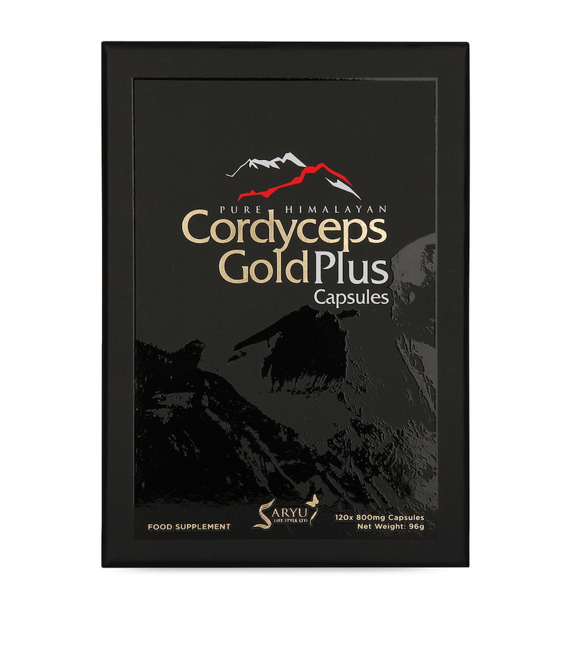Pure Himalayan Cordyceps Gold Plus dietary supplement 120 capsules, imported from the UK