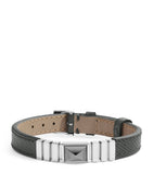 Marli New York white gold and saffiano leather UNII bracelet, UK version