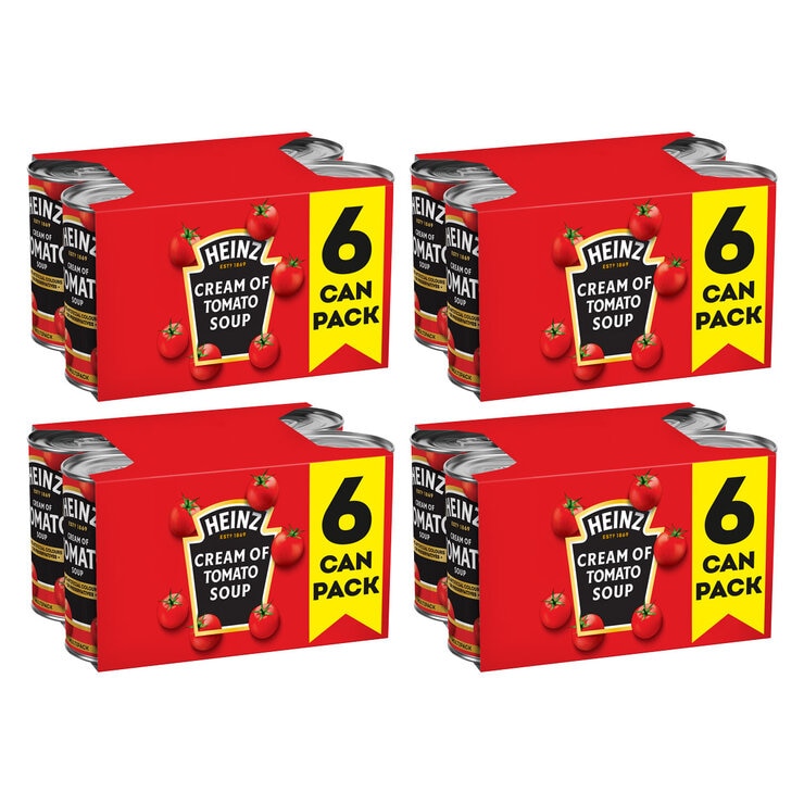 Heinz Cream of Tomato Soup 400g Pack Tin, UK version