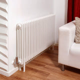 Ultraheat white 3 column steel radiator 600x1130mm - British product