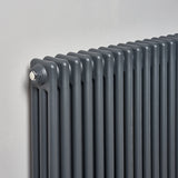 Ultraheat anthracite 3 column radiator 600mm - British product