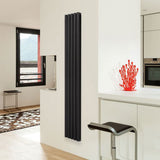 Costco UK Ultraheat Linear Radiator Black Mild Steel Radiator 1800 x 268 x 61 mm- Buy online at McGrocer