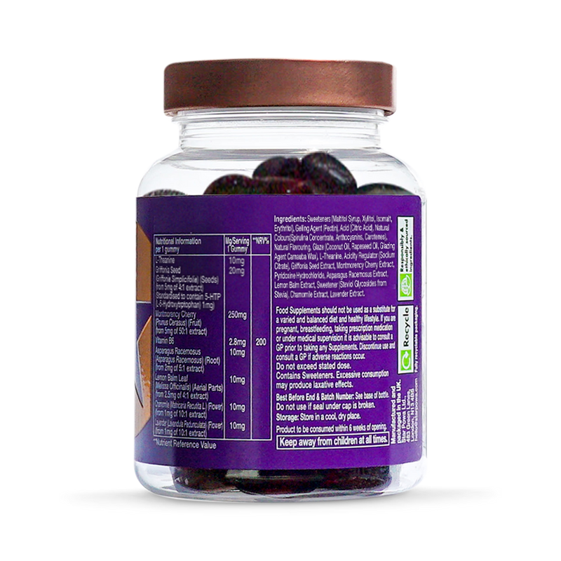Starpowa Snooze black cherry gummies 30 pack (British brand)