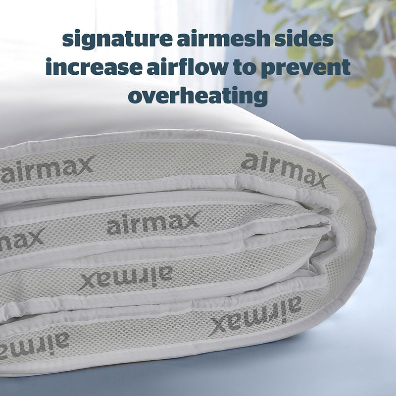 Silentnight Airmax 10.5 Tog duvet in various sizes - British product