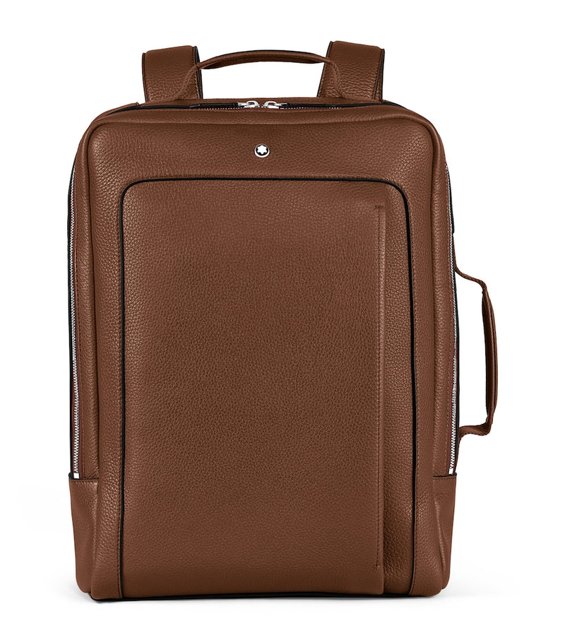 Montblanc leather Companion backpack H30cm W12cm D44cm, UK version