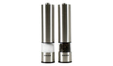 Salter electronic salt and pepper mill set in silver (British brand)