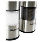 Salter electronic salt and pepper mill set in silver (British brand)