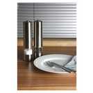 Salter electronic salt and pepper mill set in silver (British brand)