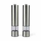 Salter electronic salt and pepper mill set in silver (British brand)