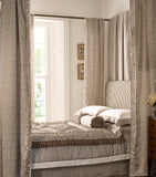 Gingerlily silk fern border king Oxford pillowcase 50cm x 90cm, UK version