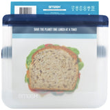 Smash navy blue reusable sandwich bags pack of 2 (British brand)