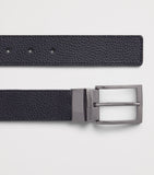 Emporio Armani grained leather belt (British brand)