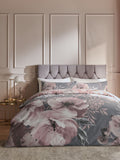 Catherine Lansfield pink dramatic floral duvet cover and pillowcase set - British product