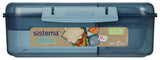 Sistema Bento Lunch Box Assorted Colours 7.7x18.6x21.9cm (British brand)