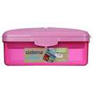 Sistema Quaddie lunch box with 275ml bottle (British brand)