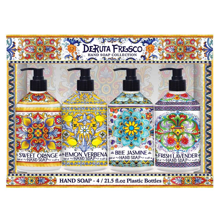 Italian Deruta Fresco Liquid Soap 4 x 636ml