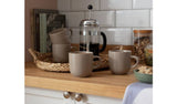 Argos Habitat Mushroom Mugs Matte Grey Stoneware Mugs Set of 4- Buy online at McGrocer