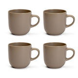 Habitat matte grey mushroom mugs set of 4, UK version