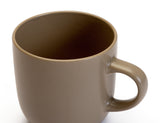 Habitat matte grey mushroom mugs set of 4, UK version