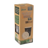 iECO triple wall hot cups 12oz 100 pack, UK version