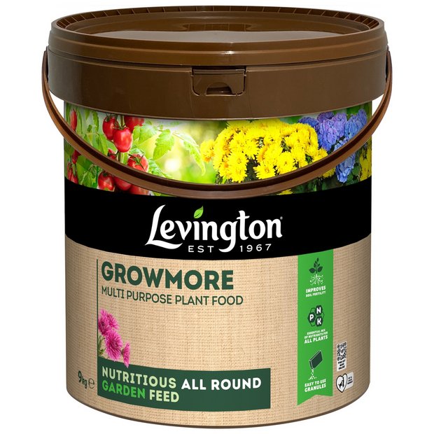 Levington Growmore Multi Purpose Plant Food 9kg, UK version