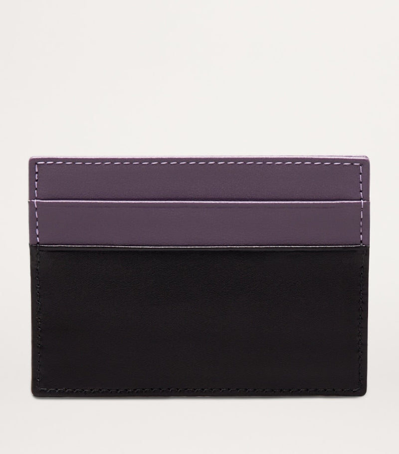 Ettinger flat card holder in calf leather, imported from the UK