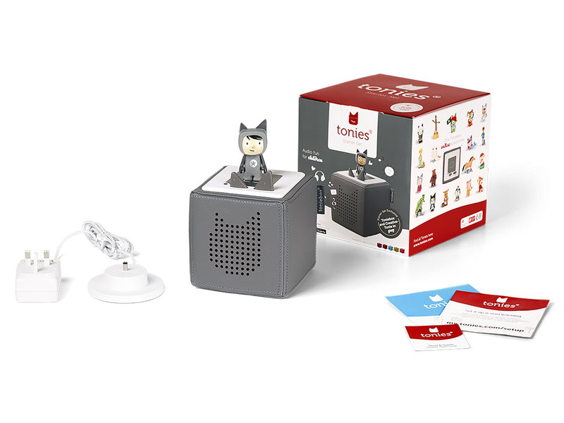 tonies Grey Toniebox with Creative Tonie 600g, British brand