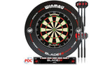 Argos Winmau Blade 6 Professional Dartboard Surround and Darts Set- Buy online at McGrocer