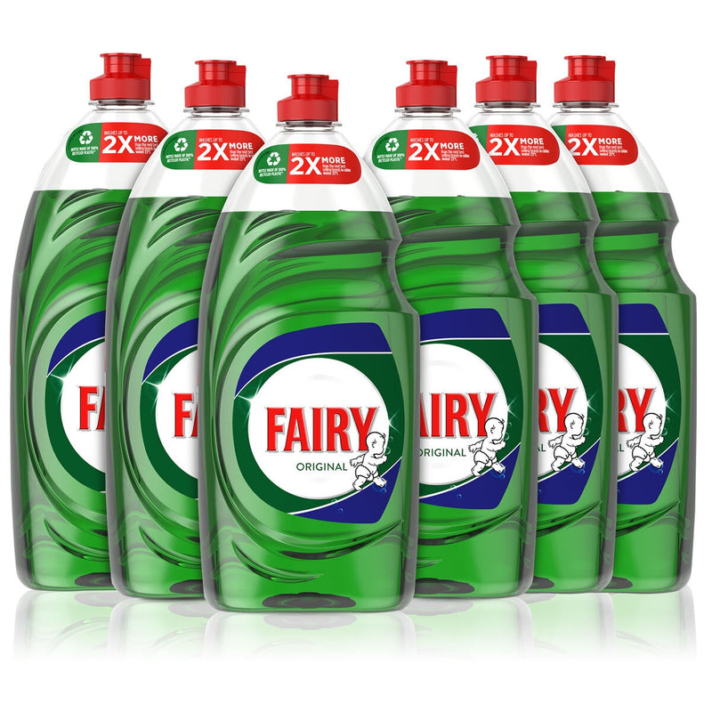 Fairy Original washing up liquid 6 x 900ml - British product