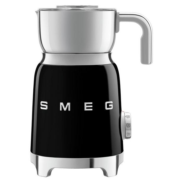 Smeg retro milk frother black 600ml (British brand)