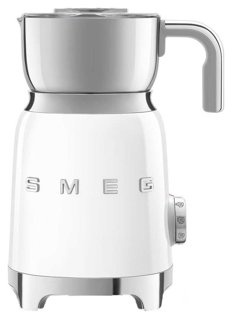 Smeg white retro milk frother 600ml (British brand)