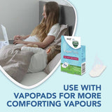 Vicks V1300 steam inhaler bundle, UK version