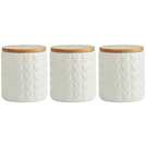 Habitat ceramic canisters pack of 3, UK version