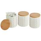 Habitat ceramic canisters pack of 3, UK version