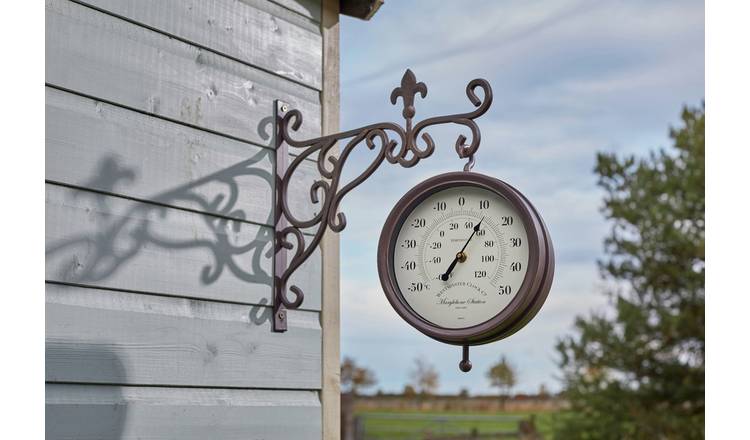 Smart Garden traditional garden wall clock 33x36x9cm (British brand)