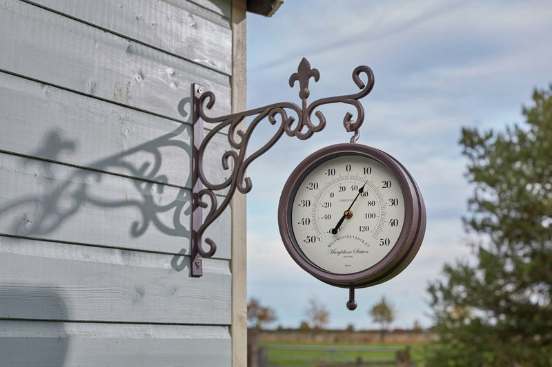 Smart Garden traditional garden wall clock 33x36x9cm (British brand)