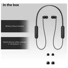 Sony WI C100 in-ear wireless headphones Black (British brand)